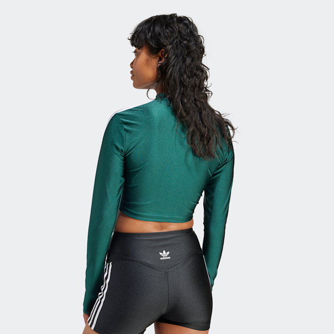 adidas Originals adicolor 3-Streifen Crop Longsleeve lila 25061 2
