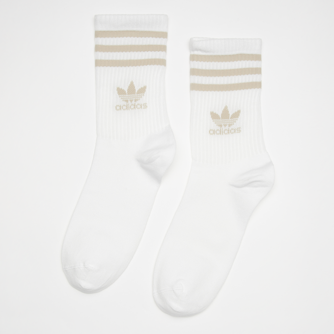 adidas Originals adicolor Crew Calcetines (3 Pack) blanco 25141 1