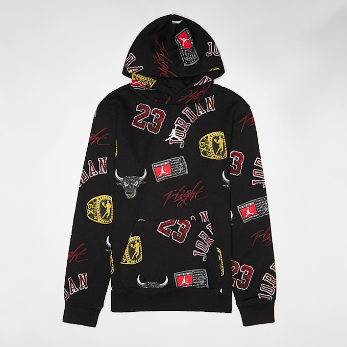 Jordan Junior Michael Jordan Essentials All Over Print Fleece Pullover crna 25223 1