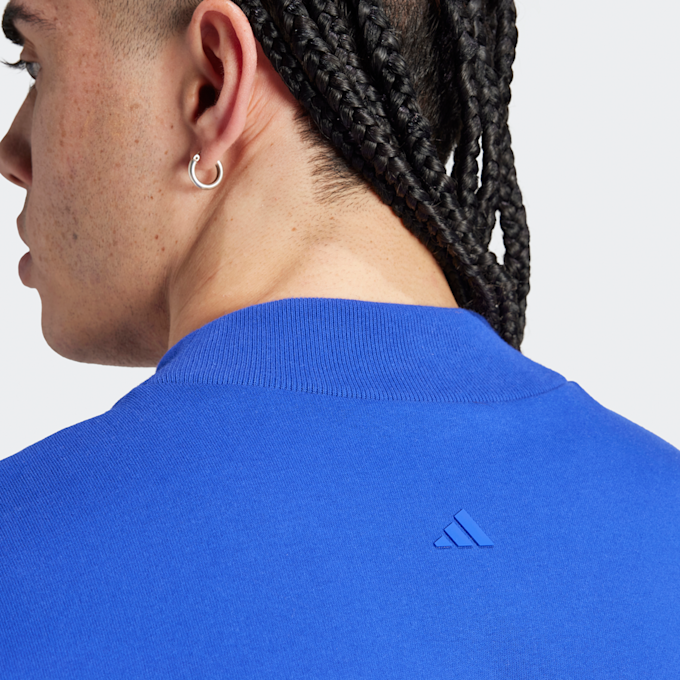 adidas Originals One Cotton Jersey T-Shirt bleu 25314 3