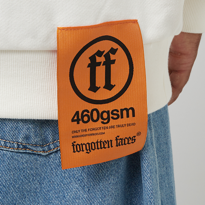 Forgotten Faces Medusa Ultra Heavy Cotton Box Hoody blanc 25353 5