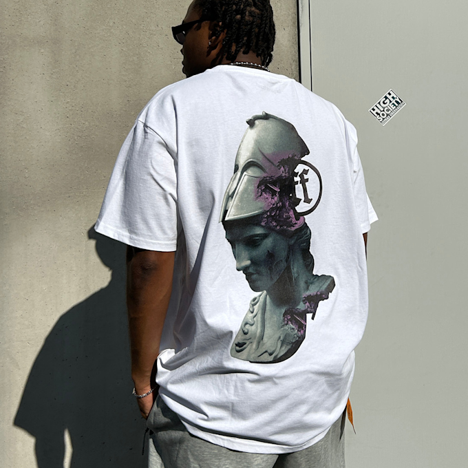 Forgotten Faces Athena Heavy Oversized Tee weiß 25358 7