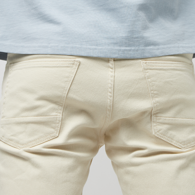 Smoke Rise Heavy Distressed Rip & Repair Denim Jean beige 25362 4