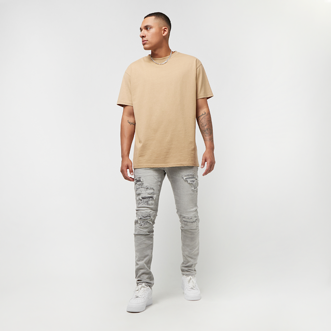 Smoke Rise Lightening Effect Jeans plava 25375 5