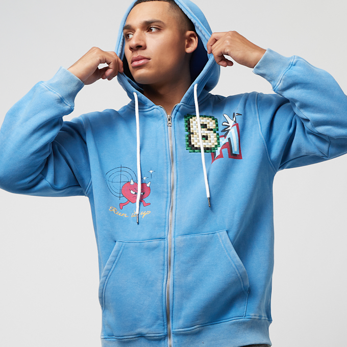 Smoke Rise Graphic Washed Hoody beige 25378 1