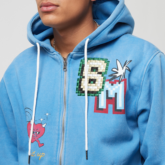 Smoke Rise Graphic Washed Hoody beige 25378 3