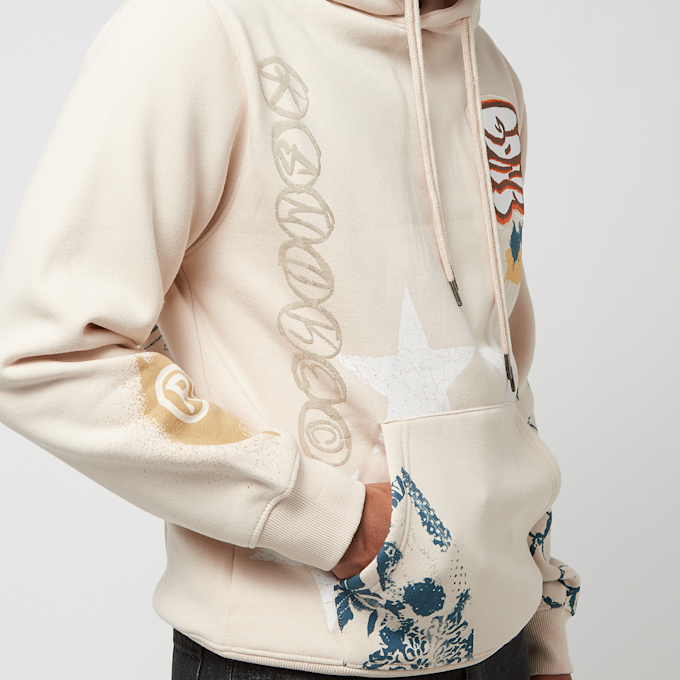 Smoke Rise Stencil & Graffiti Hoody beige 25382 5