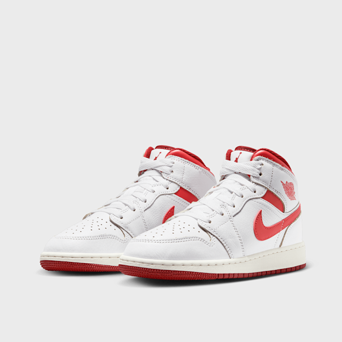 Jordan Air Jordan 1 Mid SE (GS) blanco 25395 4