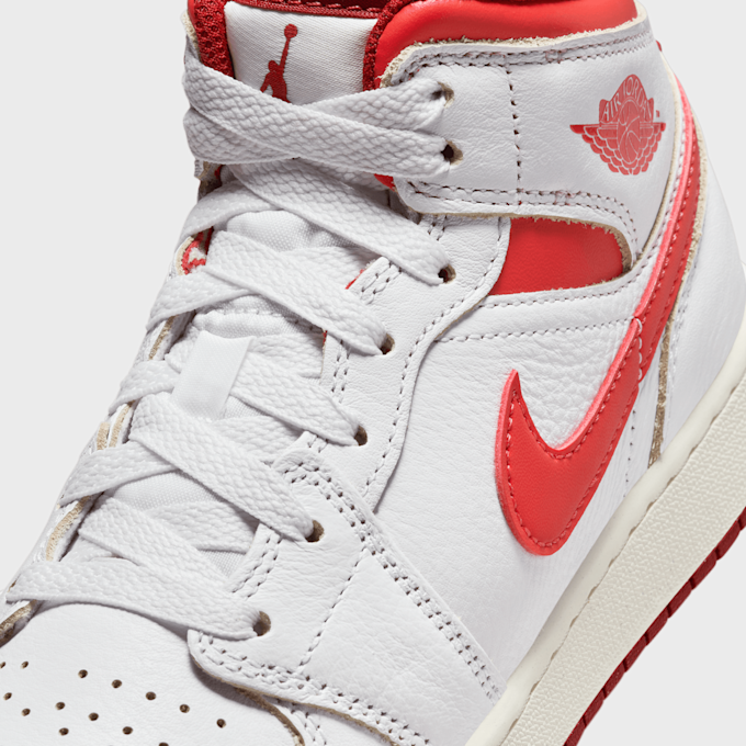 Jordan Air Jordan 1 Mid SE (GS) blanco 25395 8