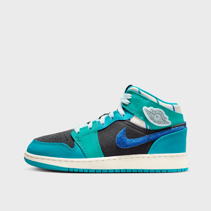 Jordan Air Jordan 1 Mid SS (GS) blanc 25403 1