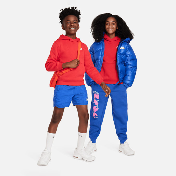 Nike JUNIOR K NSW CLUB FLC HDY LBR PEAR/WHITE bleu 48760 5