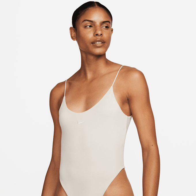 Nike   Sportswear Chill Knit Cami-Bodysuit beige 28238 1