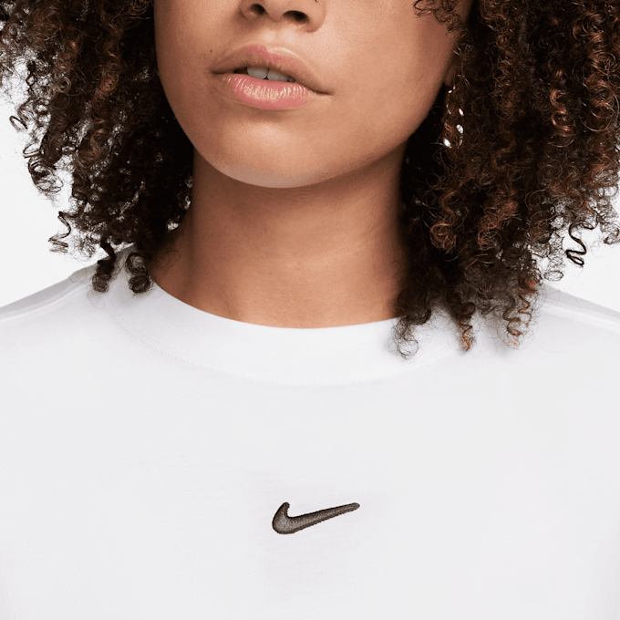 Nike Sportswear Longsleeve Tee Boyfriend Print Swoosh blanc 28248 3