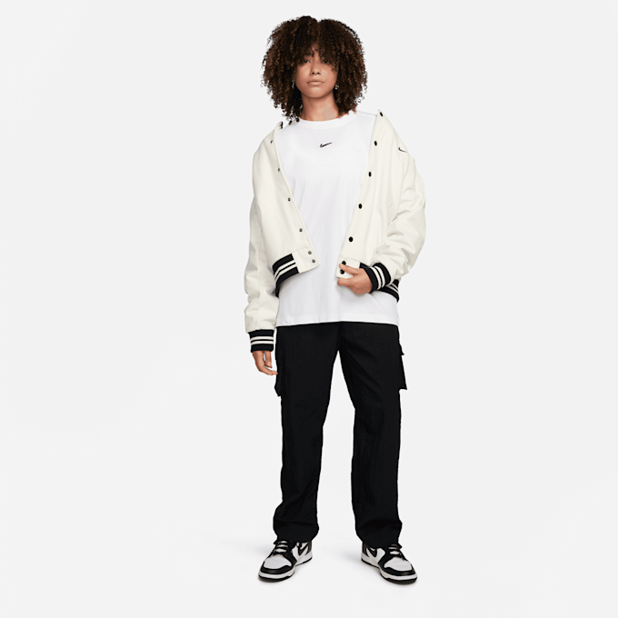 Nike Sportswear Longsleeve Tee Boyfriend Print Swoosh weiß 28248 7