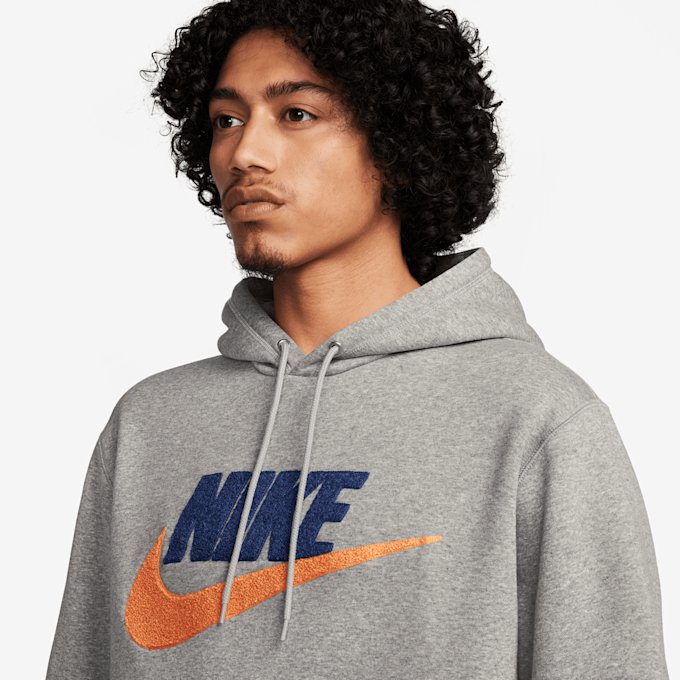 Nike Club Fleece Hoodie grijs 28375 3