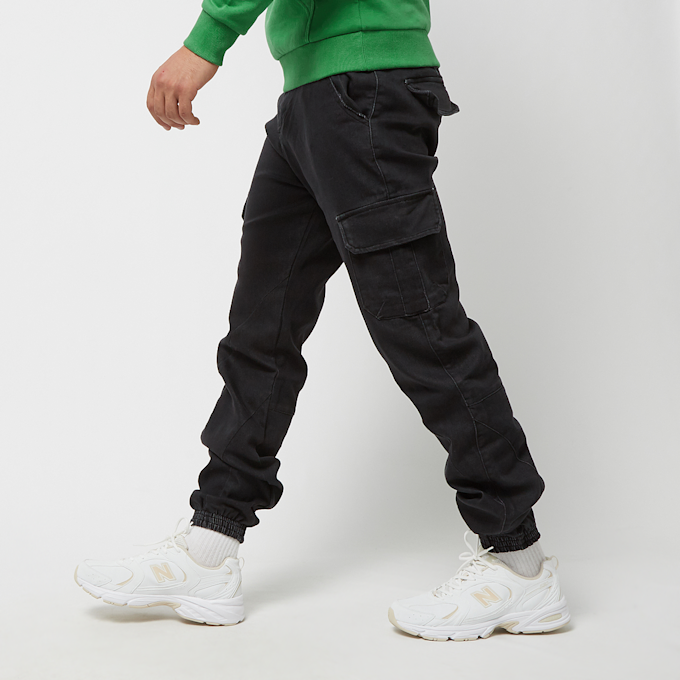 Urban Classics Knitted Cargo Jogging Pants zwart 28485 2