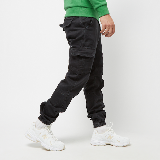 Urban Classics Knitted Cargo Jogging Pants zwart 28485 4