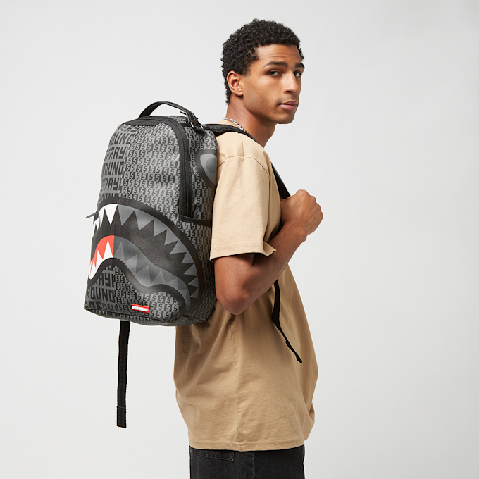 SPRAYGROUND Split Infinity Check in Grey Backpack schwarz 28499 8