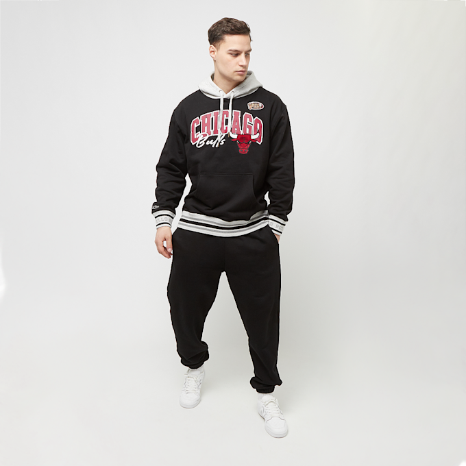 Mitchell & Ness NBA Premium Fleece Hoodie Chicago Bulls noir 28507 5