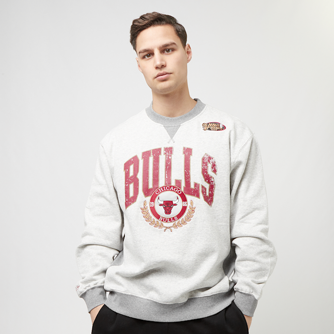 Mitchell & Ness NBA Premium Fleece Crew Chicago Bulls szary 28509 1