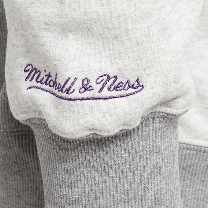 Mitchell & Ness NBA Premium Fleece Crew Los Angeles Lakers gris 28511 4