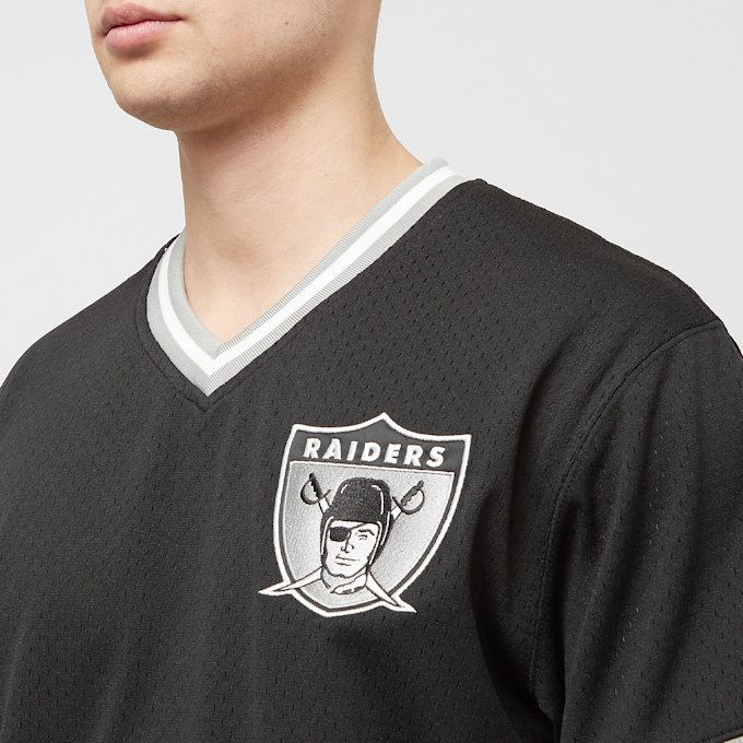 Mitchell & Ness NFL Fashion Mesh V-Neck Oakland Raiders nero 28513 3