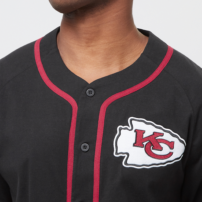 Mitchell & Ness Fashion Cotton Button Front Kansas City Chiefs preto 28514 3