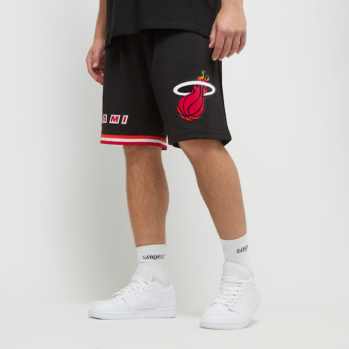 Mitchell & Ness NBA Swingman Shorts Miami Heat noir 28517 1
