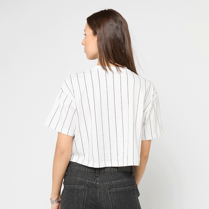 Karl Kani Small Signature Essential Pinstripe Crop Tee weiß 47451 2
