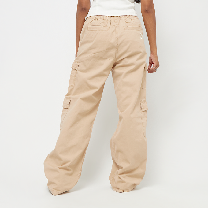 Karl Kani Small Signature Washed Cargo Pants beige 28585 2