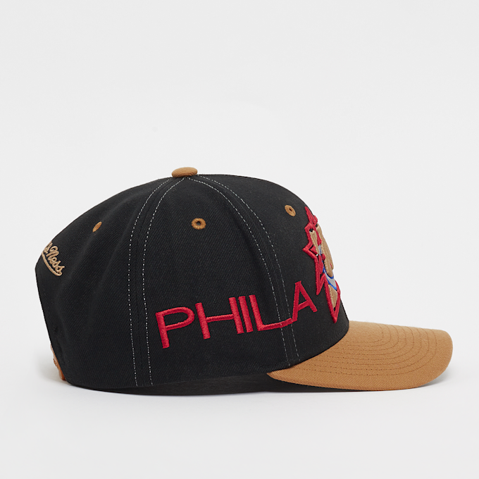 Mitchell & Ness NBA Overbite Pro Snapback Philadelphia 76ers schwarz 28612 2