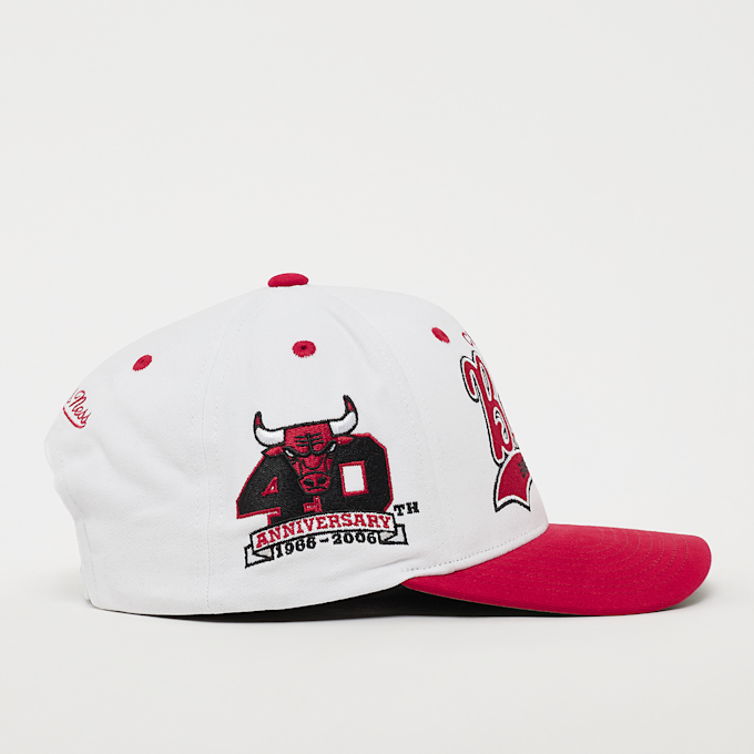 Mitchell & Ness Tail Sweep Pro Snapback NBA Chicago Bulls bianco 28623 3