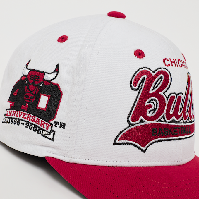 Mitchell & Ness Tail Sweep Pro Snapback NBA Chicago Bulls bianco 28623 5