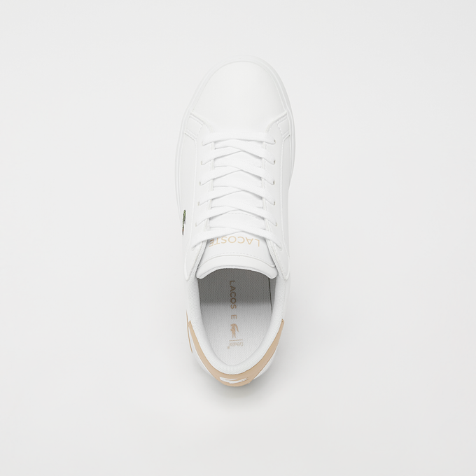 Lacoste Powercourt 124 2 SUJ (GS) blanc 28627 5