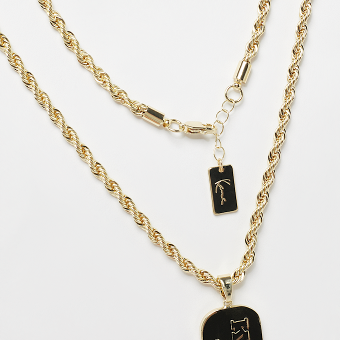 Karl Kani Kani Retro Charm Helix Chain gold zlatna 28647 2
