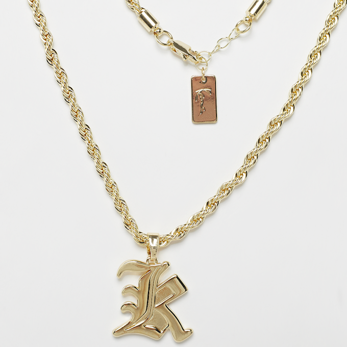 Karl Kani Old Englisch Charm Helix Chain goud 28648 2