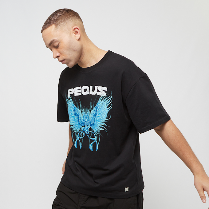 PEQUS Blue Angel Graphic T-Shirt schwarz 28816 1