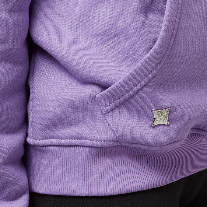 PEQUS Back Logo Hoodie ljubičasta 28823 4