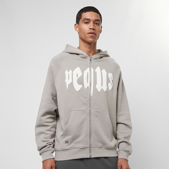 PEQUS Mythic Logo Zip-Hoodie cinzento 28824 1