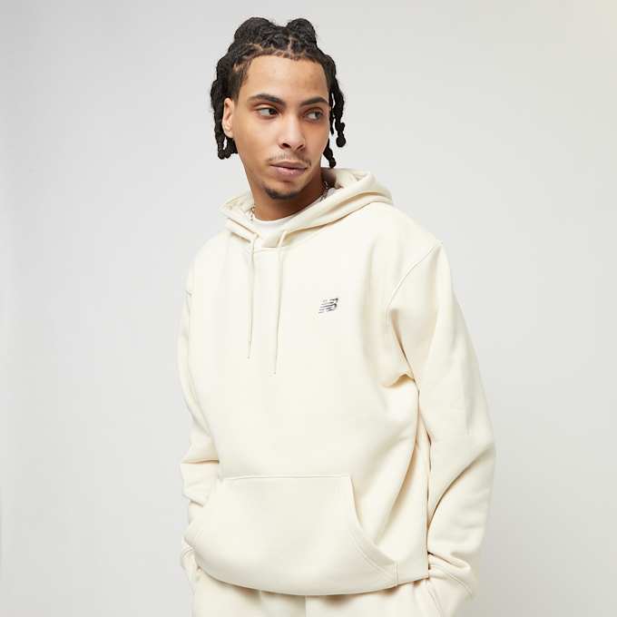 New Balance Small Logo Brushed Hoodie bege 28878 1