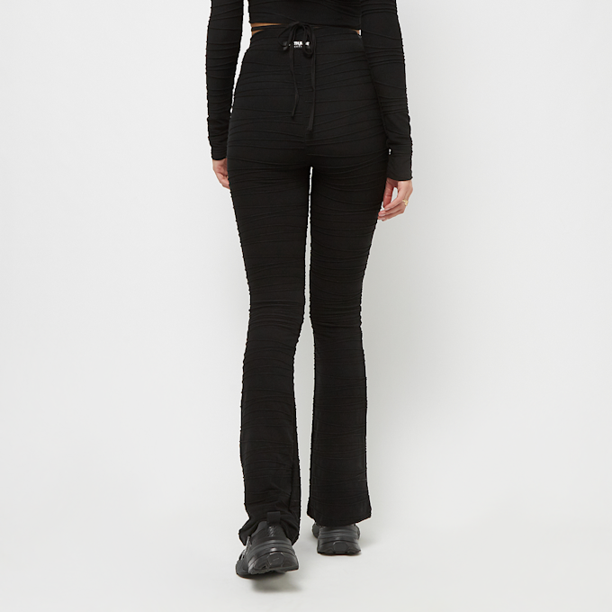 Sixth June Textured Wavy Pants czarny 28914 2