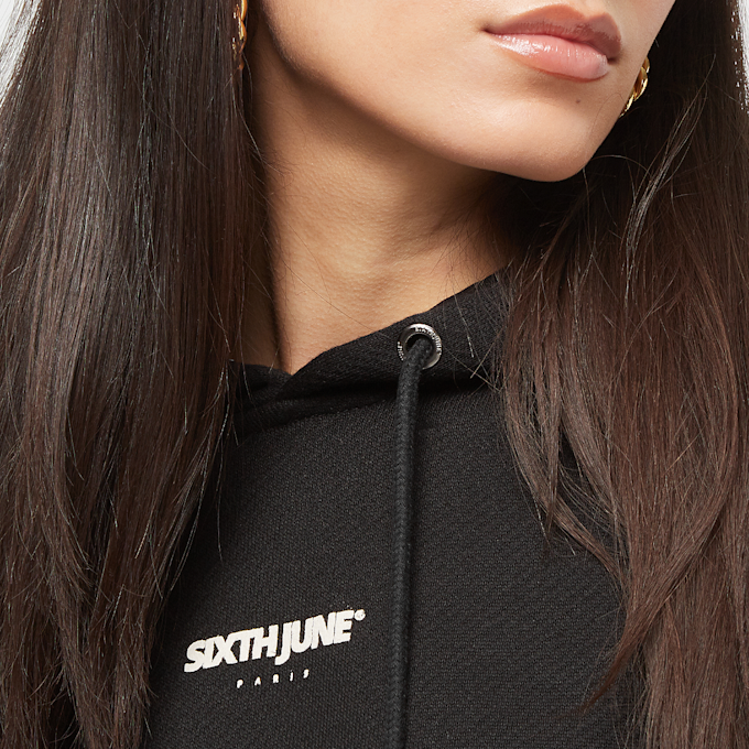 Sixth June Oversize Azulejos Printed Hoodie noir 28916 3