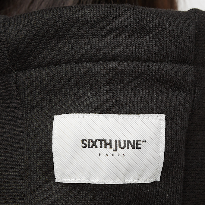 Sixth June Oversize Azulejos Printed Hoodie noir 28916 5