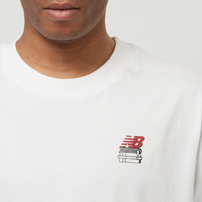 New Balance Bookshelf Tee weiß 28944 3