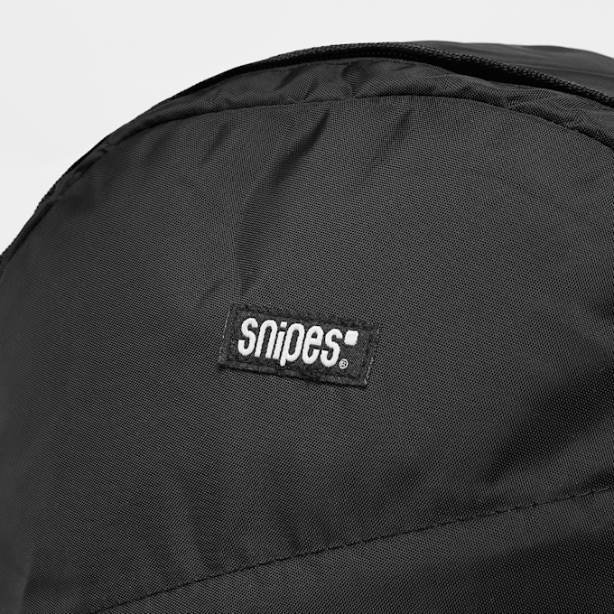 SNIPES Woven Label Basic Logo Multi Pocket Backpack schwarz 28946 4