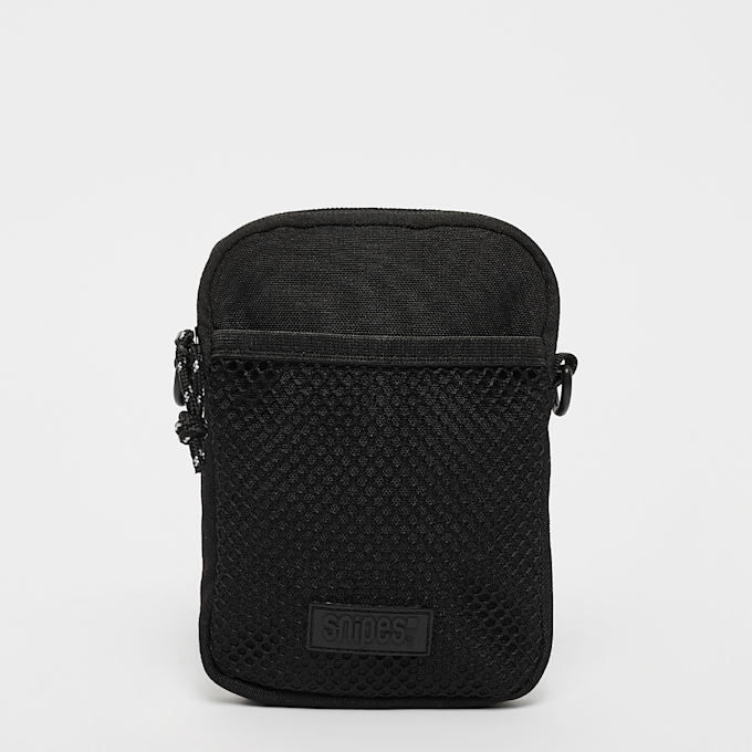 SNIPES Rubber Badge Basic Logo Mesh Pocket Mobile Bag schwarz 28951 1