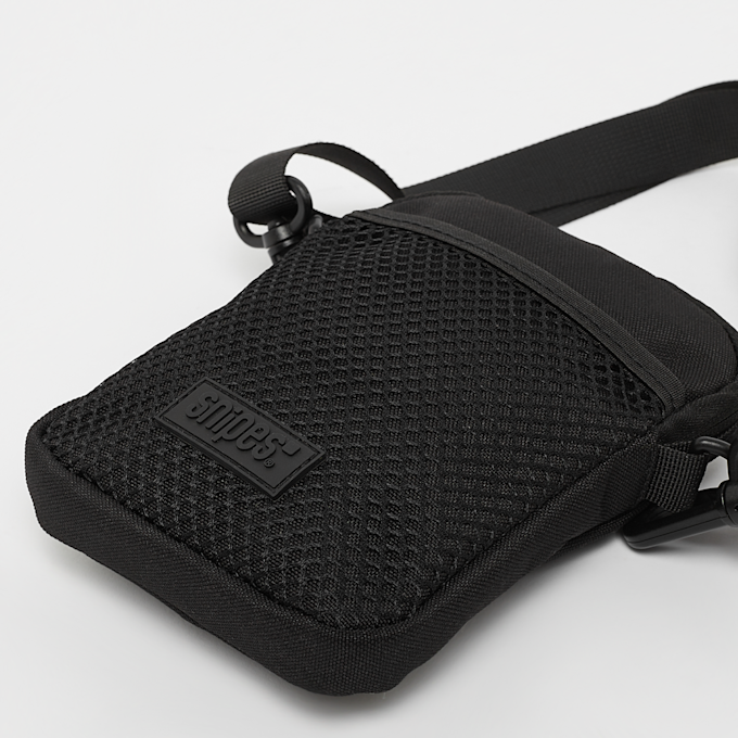 SNIPES Rubber Badge Basic Logo Mesh Pocket Mobile Bag schwarz 28951 4