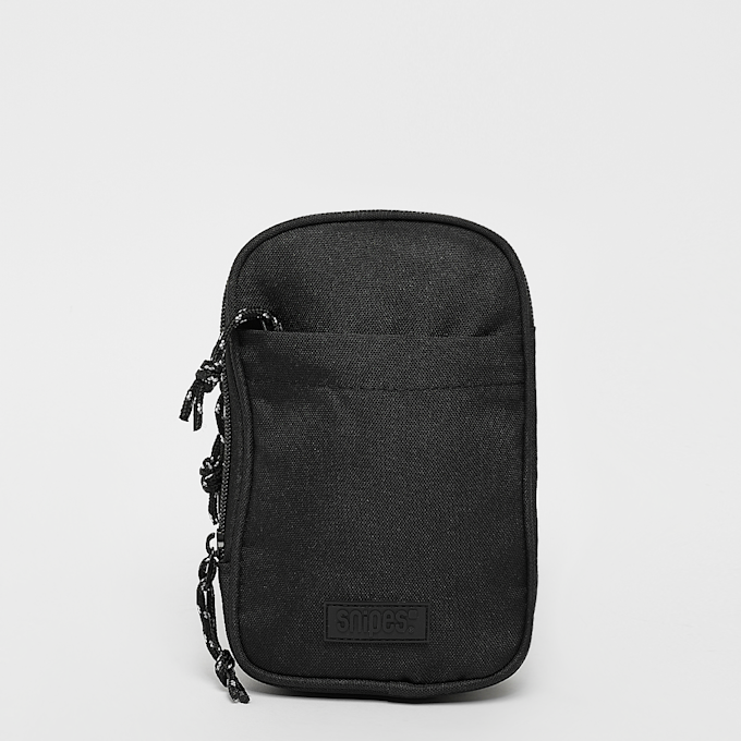 SNIPES Rubber Badge Basic Logo Jacquard Strap Small Sling Bag nero 28953 1