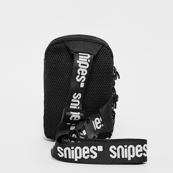 SNIPES Rubber Badge Basic Logo Jacquard Strap Small Sling Bag nero 28953 3