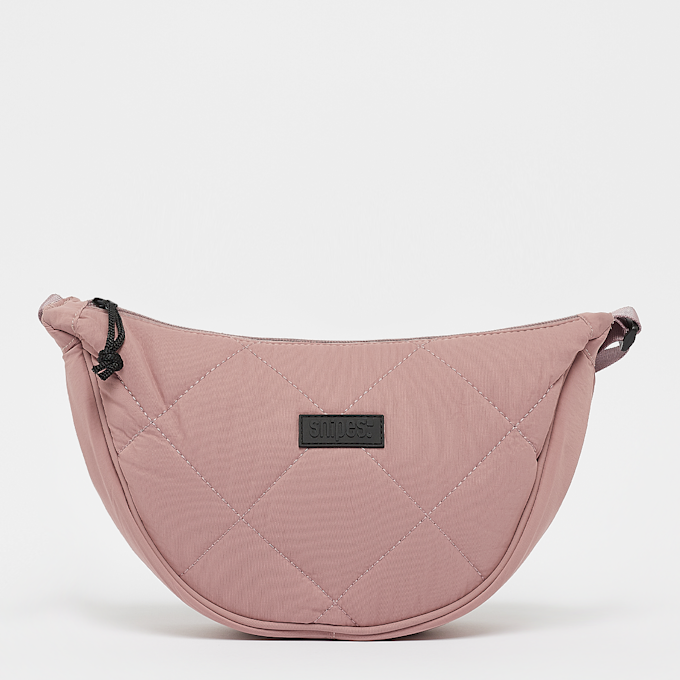 SNIPES Badge Basic Logo Diamond Quilted Shoulder Bag roza 28954 1